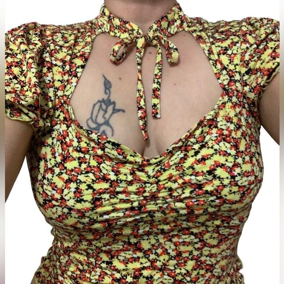 Bar III  blouse floral size large - Picture 6 of 16